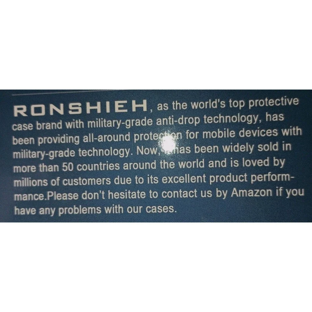 RONSHIEH Protective Case for Apple IPHONE 17 Air  Black Magnetic. NEW  (P0036B6)
